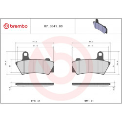 BRAKE PAD GE SINT RR - 17213849 - Dr Rider
