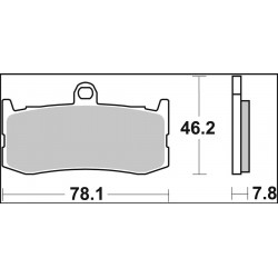 BRAKE PAD SA SINT FR - 17213850 - Dr Rider