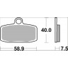 BRAKE PAD SX SINT FR - 17213857 - Dr Rider