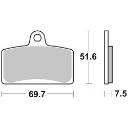 BRAKE PAD SA SINT FR - 17213869 - Dr Rider