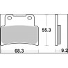BRAKE PAD LA SINT FR - 17213870 - Dr Rider