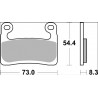BRAKE PAD SR SINT FR - 17213880 - Dr Rider