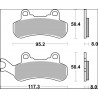 BRAKE PAD SX SINT FR/RR - 17213882 - Dr Rider