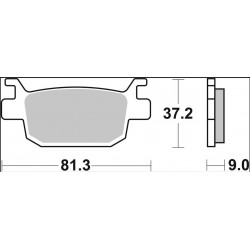 BRAKE PAD SP SINT RR - 17213883 - Dr Rider