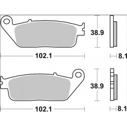 BRAKE PAD SA SINT FR/RR - 17213891 - Dr Rider
