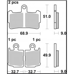 BRAKE PAD SA SINT FR - 17213897 - Dr Rider