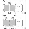 BRAKE PAD SA SINT FR - 17213897 - Dr Rider