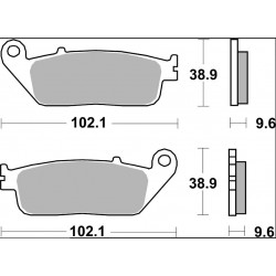 BRAKE PAD LA SINT FR/RR - 17213898 - Dr Rider