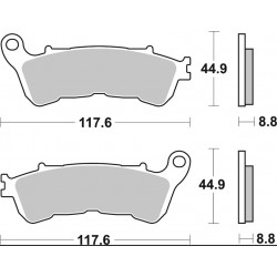 BRAKE PAD LA SINT FR/RR - 17213911 - Dr Rider