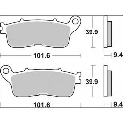 BRAKE PAD SP SINT RR - 17213914 - Dr Rider