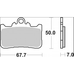 BRAKE PAD SA SINT FR - 17213922 - Dr Rider