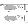 BRAKE PAD SP SINT RR - 17213925 - Dr Rider