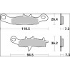 BRAKE PAD SX SINT FR - 17213933 - Dr Rider