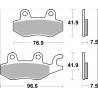 BRAKE PAD SA SINT FR - 17213941 - Dr Rider