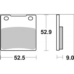BRAKE PAD SP SINT FR/RR - 17213942 - Dr Rider