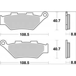 BRAKE PAD SA SINT FR - 17213944 - Dr Rider