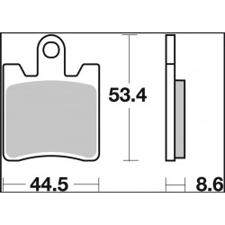 BRAKE PAD SA SINT FR - 17213971 - Dr Rider