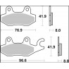 BRAKE PAD SP SINT FR/RR - 17213977 - Dr Rider