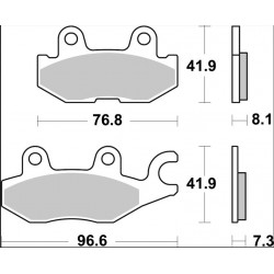 BRAKE PAD SD SINT RR - 17213997 - Dr Rider