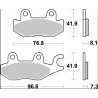 BRAKE PAD SD SINT RR - 17213997 - Dr Rider