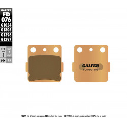 BRAKE PAD SINTERED OFF ROAD - 17111791 - Dr Rider