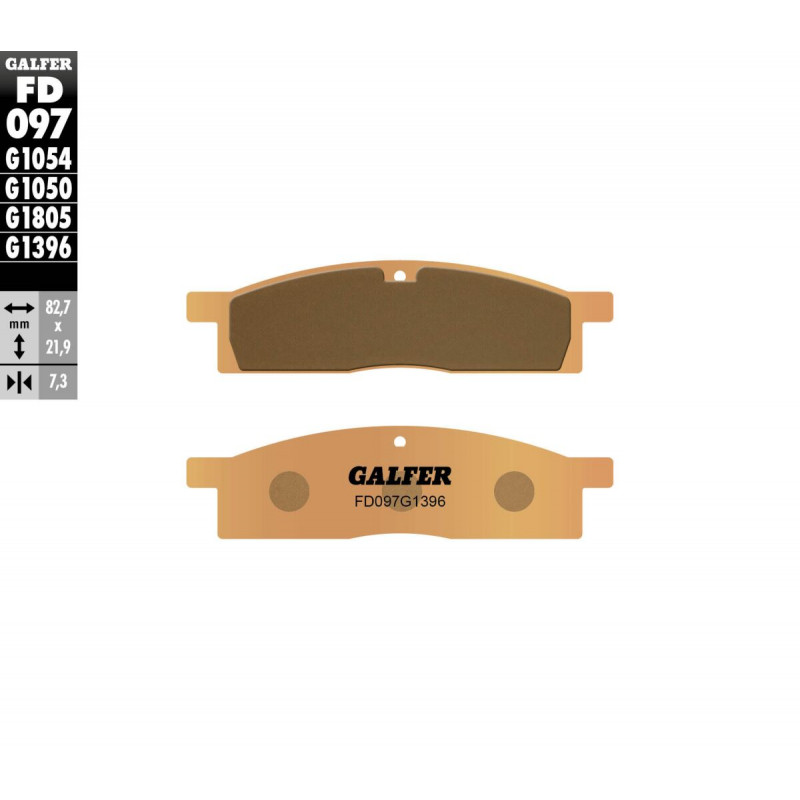 BRAKE PAD SINTERED OFF ROAD - 17111792 - Dr Rider