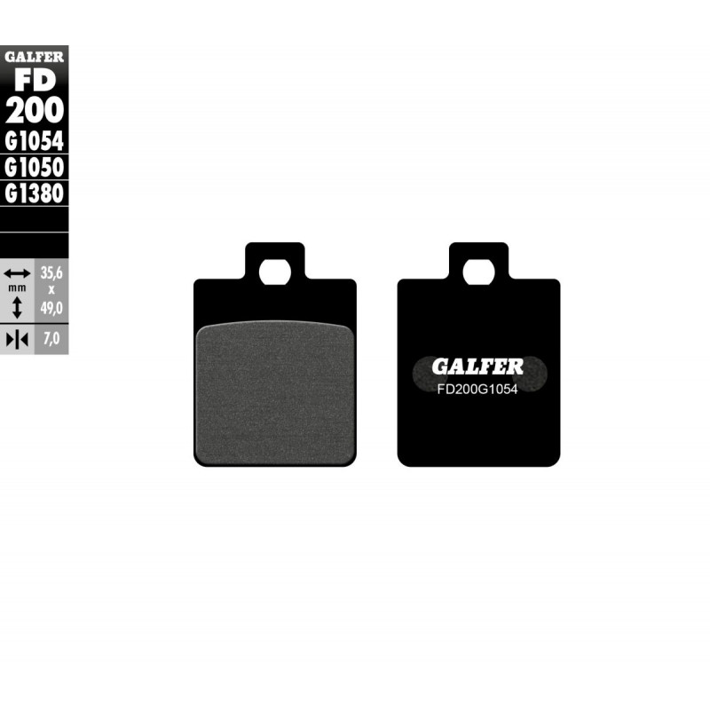 BRAKE PAD SEMI METAL - 17200650 - Dr Rider