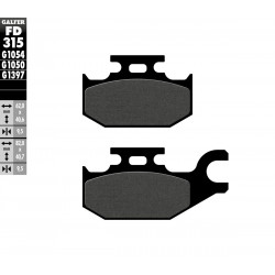 BRAKE PAD SEMI METAL - 17200655 - Dr Rider