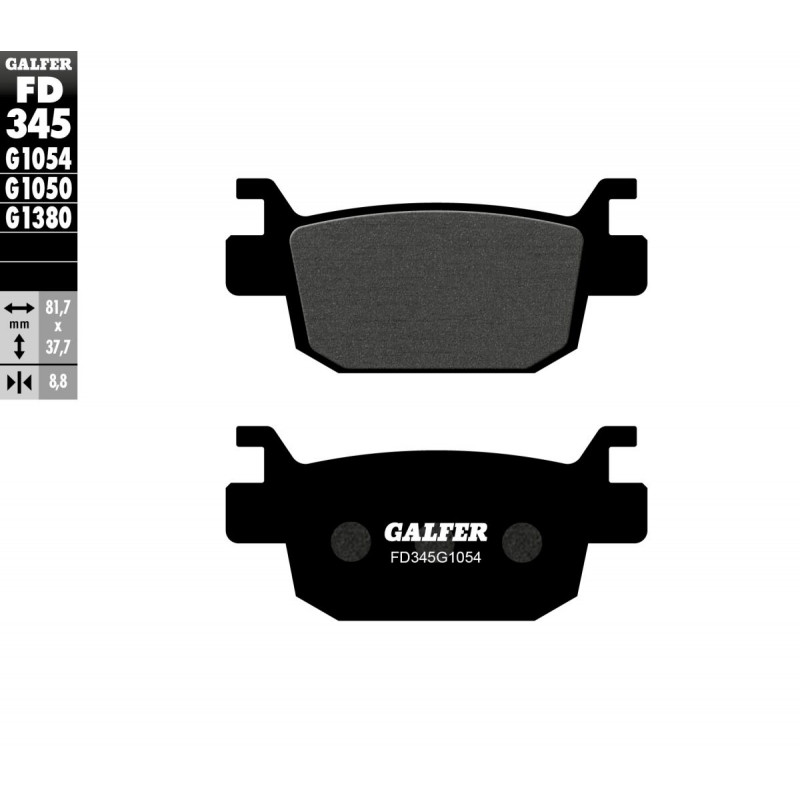 BRAKE PAD SEMI METAL - 17200660 - Dr Rider