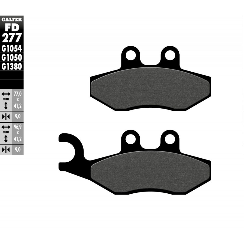 BRAKE PAD SEMI METAL - 17200661 - Dr Rider