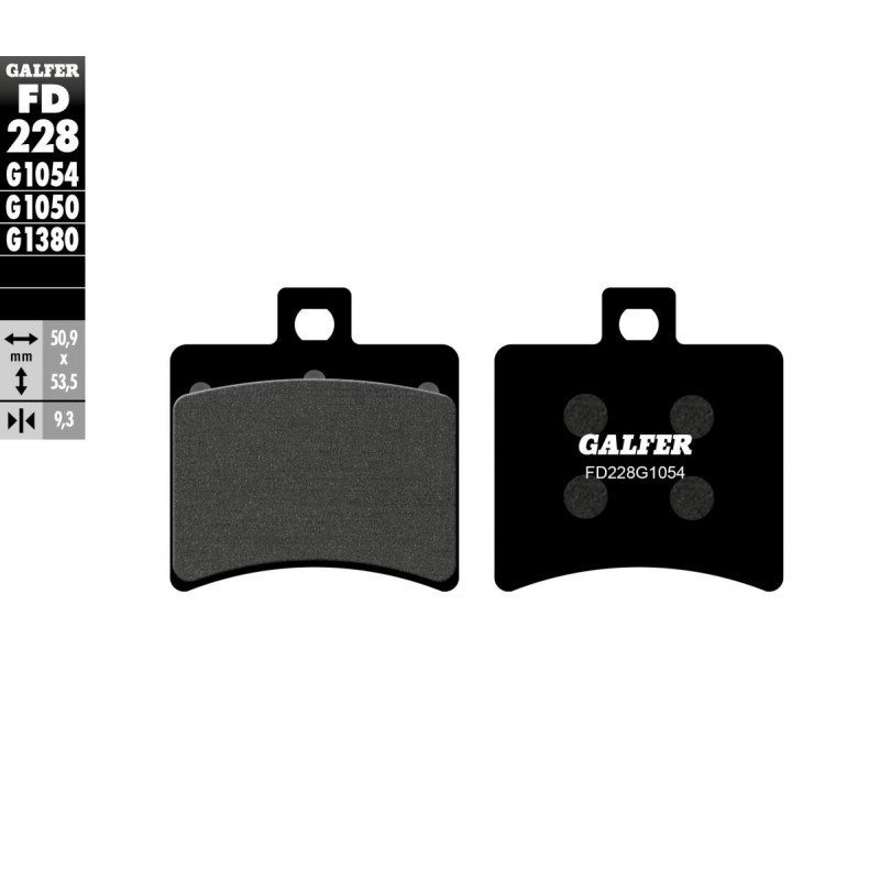 BRAKE PAD SEMI METAL - 17200662 - Dr Rider