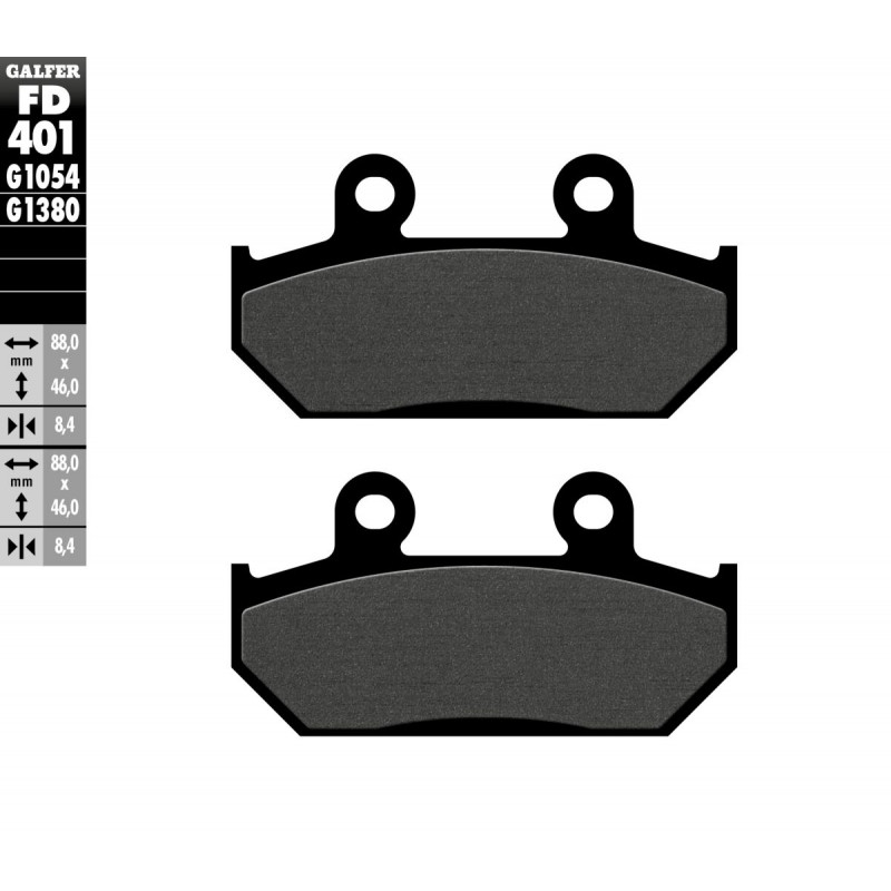 BRAKE PAD SEMI METAL - 17200669 - Dr Rider