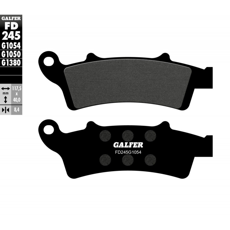 BRAKE PAD SEMI METAL - 17200678 - Dr Rider
