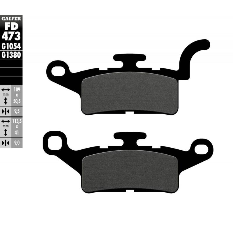 BRAKE PAD SEMI METAL - 17200717 - Dr Rider