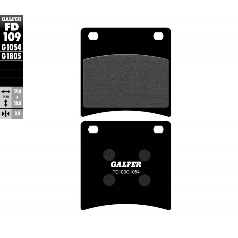 BRAKE PAD SEMI METAL - 17212359 - Dr Rider