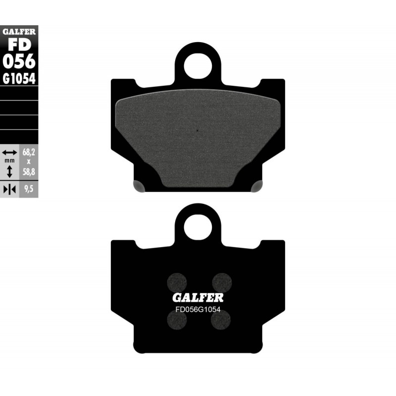 BRAKE PAD SEMI METAL - 17212363 - Dr Rider