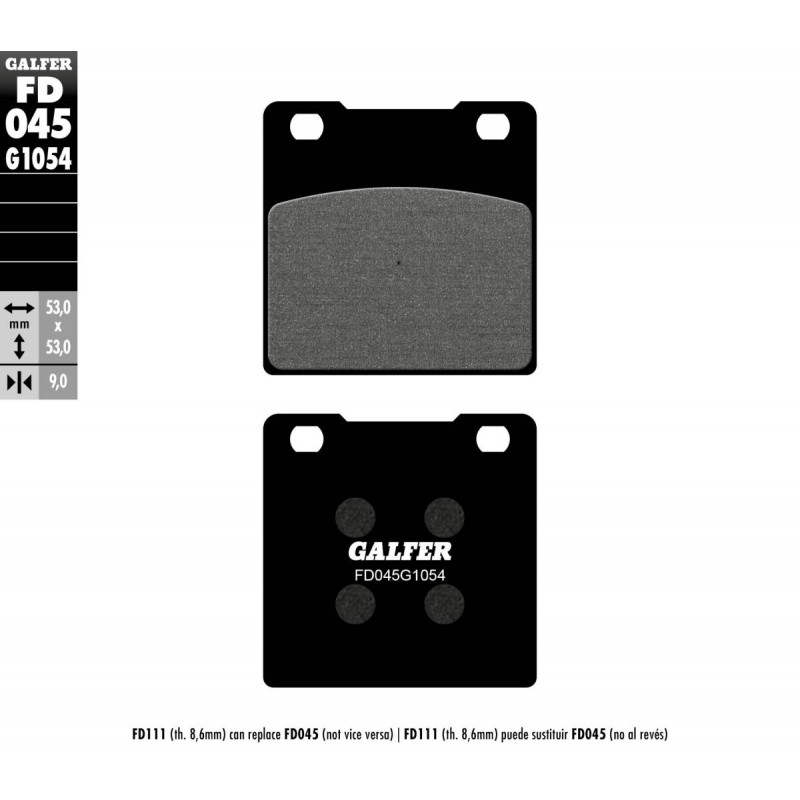 BRAKE PAD SEMI METAL - 17212385 - Dr Rider