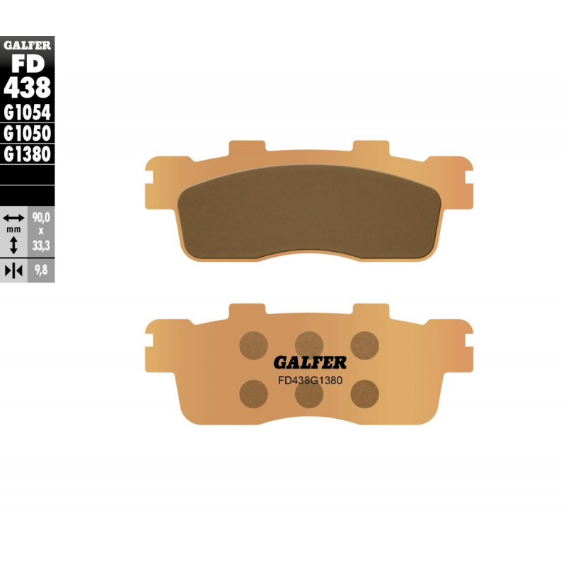 BRAKE PAD SINTERED SCOOTER - 17213035 - Dr Rider