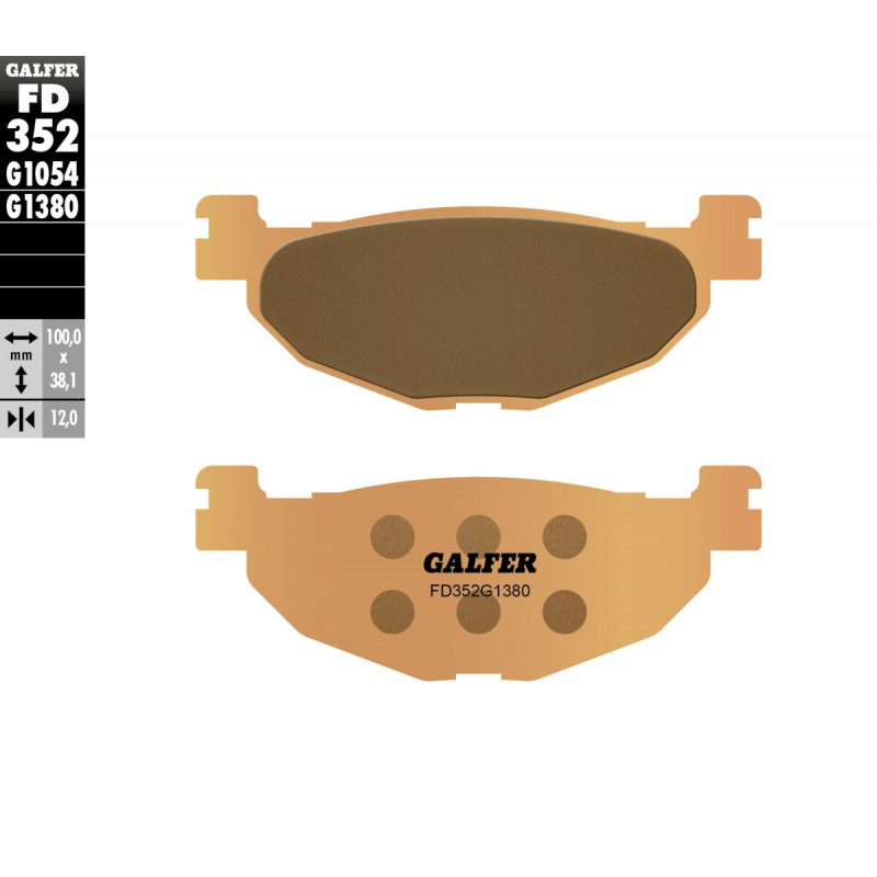 BRAKE PAD SINTERED SCOOTER - 17213036 - Dr Rider