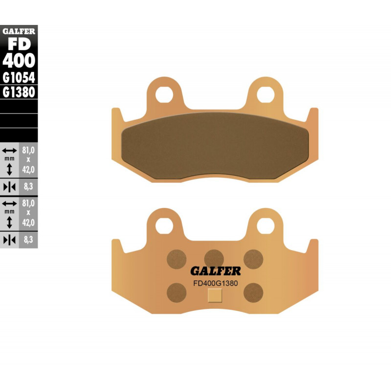 BRAKE PAD SINTERED SCOOTER - 17213039 - Dr Rider