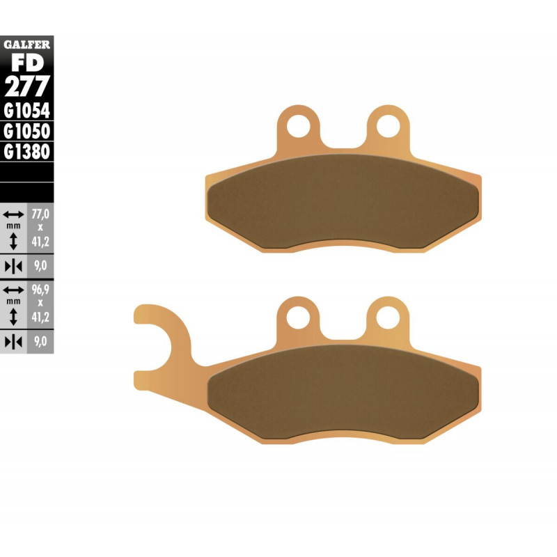 BRAKE PAD SINTERED SCOOTER - 17213042 - Dr Rider
