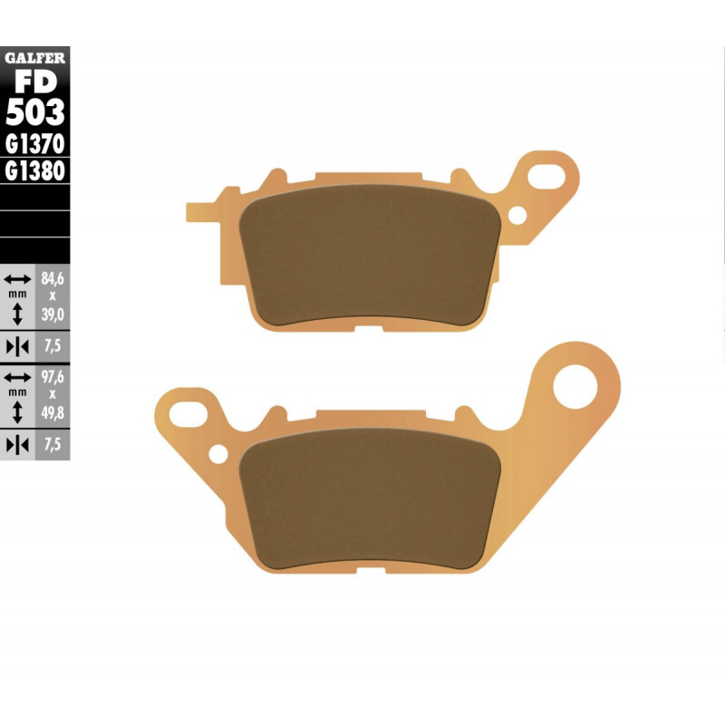 BRAKE PAD SINTERED - 17213051 - Dr Rider