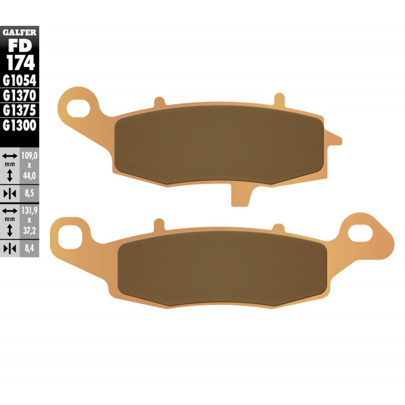 BRAKE PAD SINTERED SPORT - 17213059 - Dr Rider