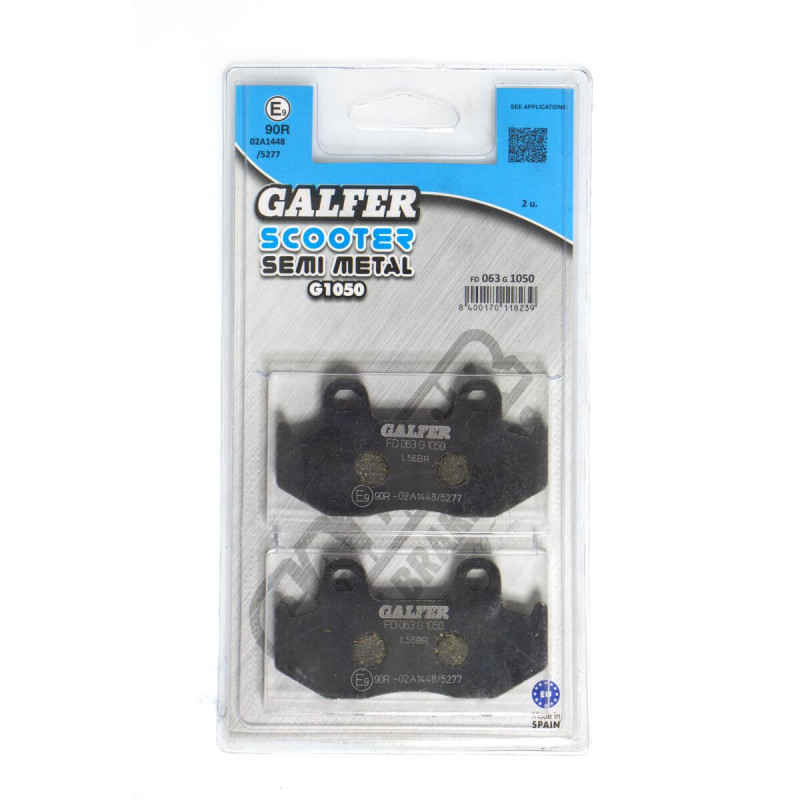 BRAKE PAD SEMI METAL SCOOTER - 17213512 - Dr Rider