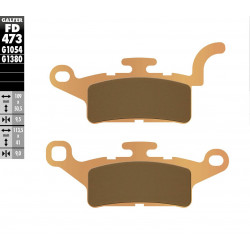 BRAKE PAD SINTERED SCOOTER - 17213529 - Dr Rider