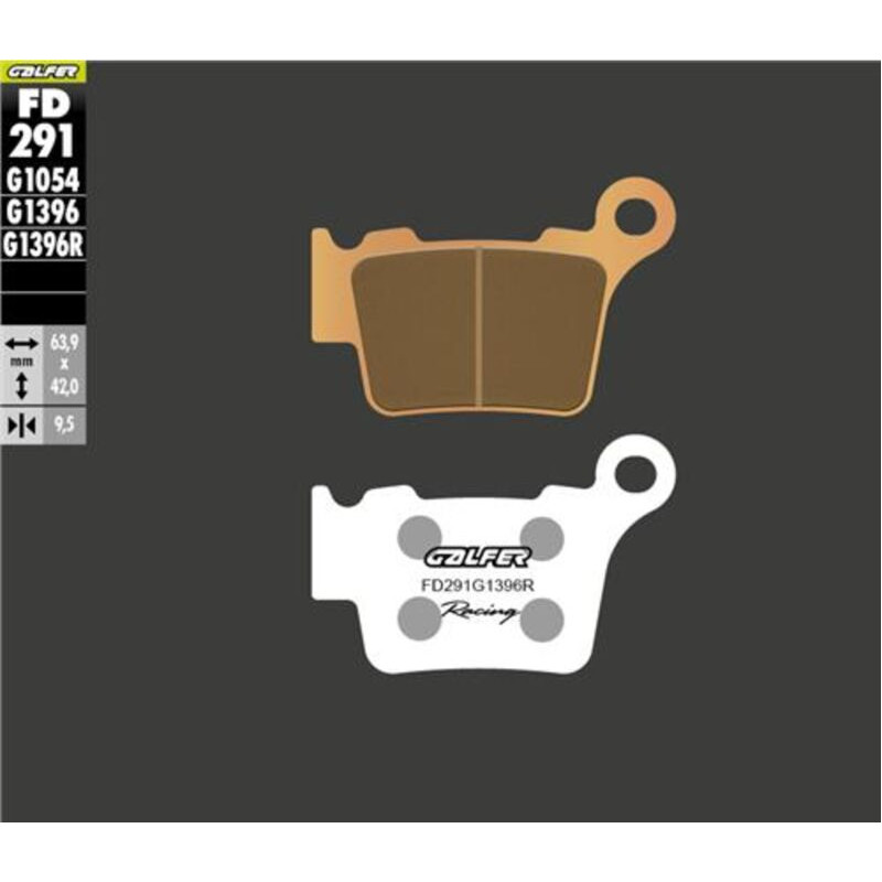 BRAKE PAD SINTERED RACING OFF  - 17214089 - Dr Rider