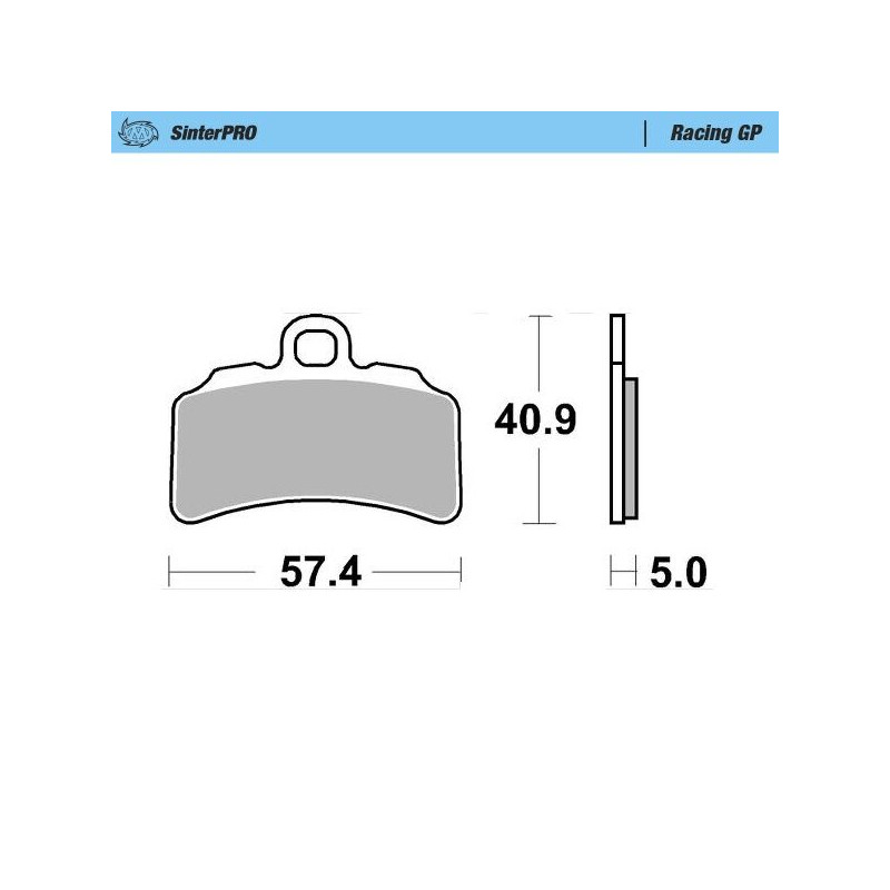 BRAKE PAD RACING GP - 17111859 - Dr Rider