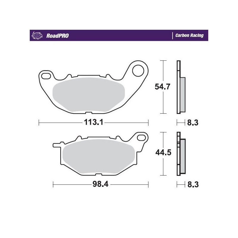 BRAKE PAD CARBON RACING - 17200601 - Dr Rider