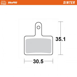 BRAKE PAD SINTER - 17200800 - Dr Rider