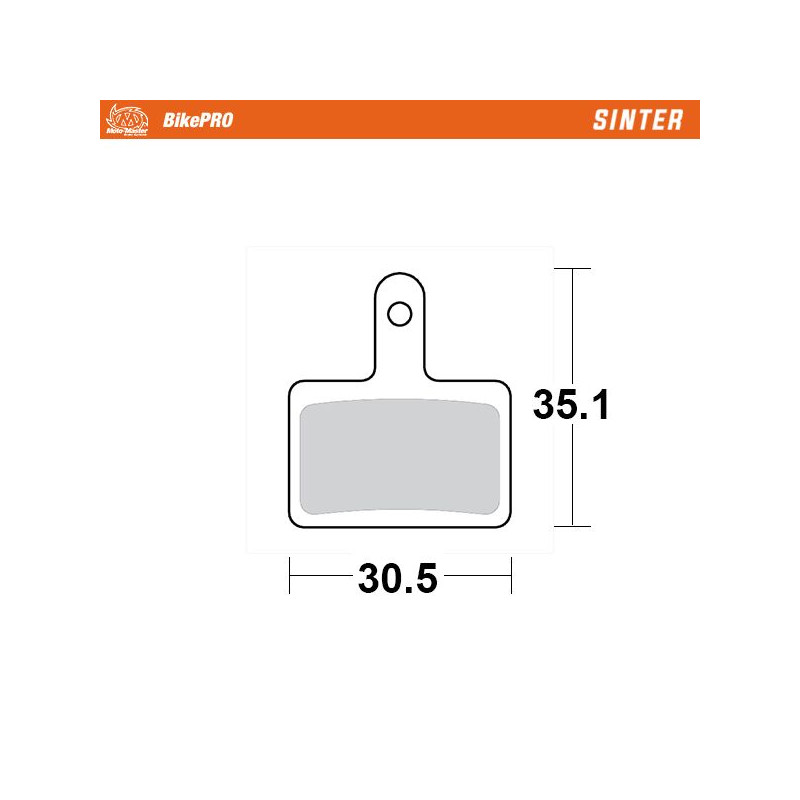BRAKE PAD SINTER - 17200800 - Dr Rider